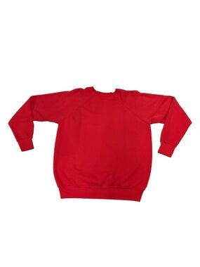 Pannill 80s blank red crewneck sweatshirt
